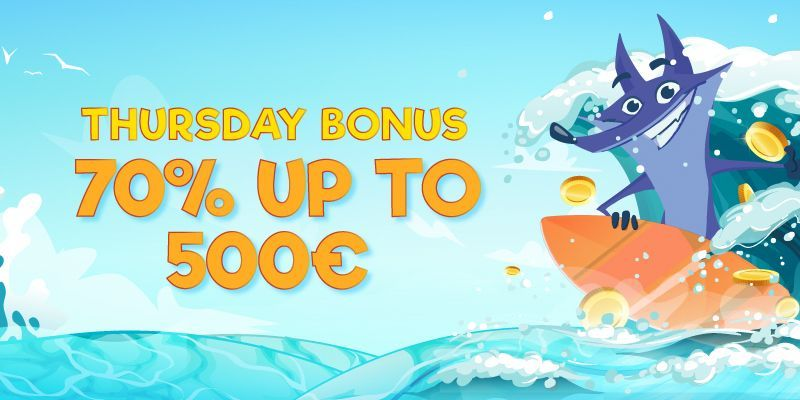 Krijg een 70% Bonus op stortingen tot €500